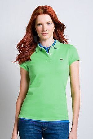 Lacoste short lapel T woman S-2XL-033